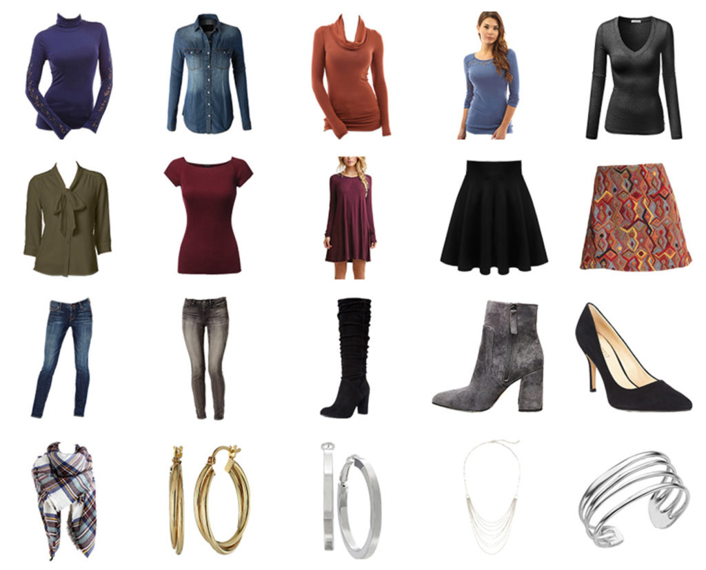 20 Pieces for Ginger Capsule Wardrobe Collection
