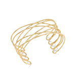 Gold Criss Cross Bracelet