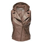 Brown Leather Vest